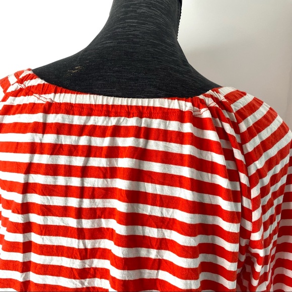 J. Crew Striped Peasant Top - Picture 7 of 11